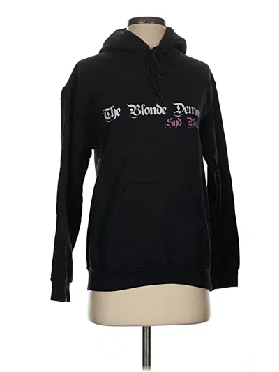 Pre-owned Gildan Pullover Hoodie In Black