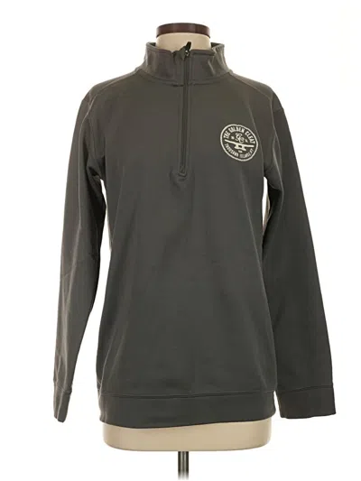 Pre-owned Gildan Pullover Hoodie In Gray