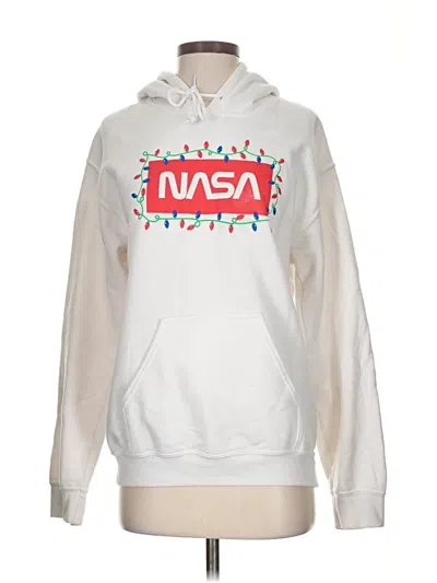 Pre-owned Gildan Pullover Hoodie In Silver