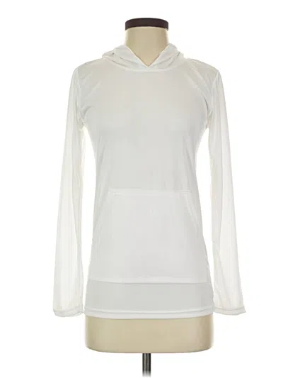 Pre-owned Gildan Pullover Hoodie In White