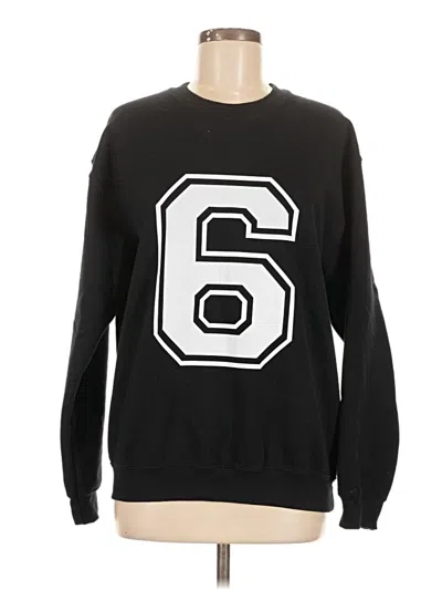 Pre-owned Gildan Pullover Sweater In Black