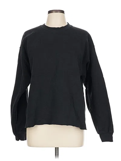 Pre-owned Gildan Pullover Sweater In Black
