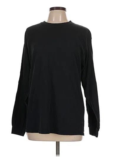 Pre-owned Gildan Pullover Sweater In Black