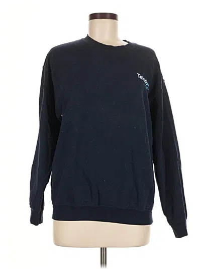 Pre-owned Gildan Pullover Sweater In Blue