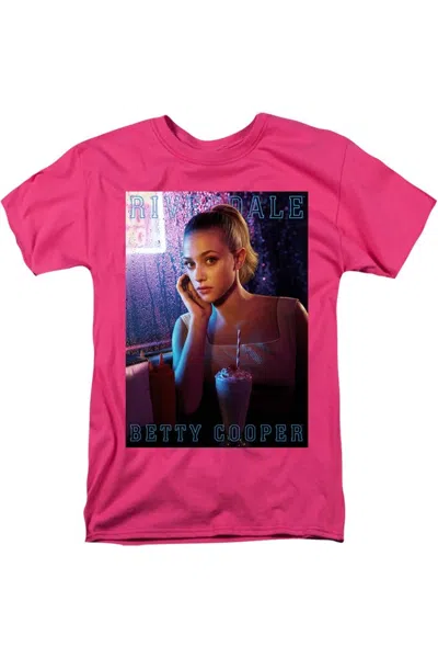Gildan Riverdale Betty Cooper Short Sleeve Adult Tee / T-shirt In Pink