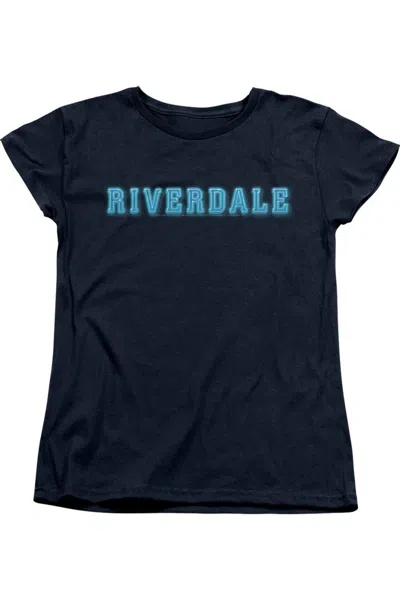 Gildan Riverdale Riverdale Logo Short Sleeve Women´s Tee / T-shirt In Blue
