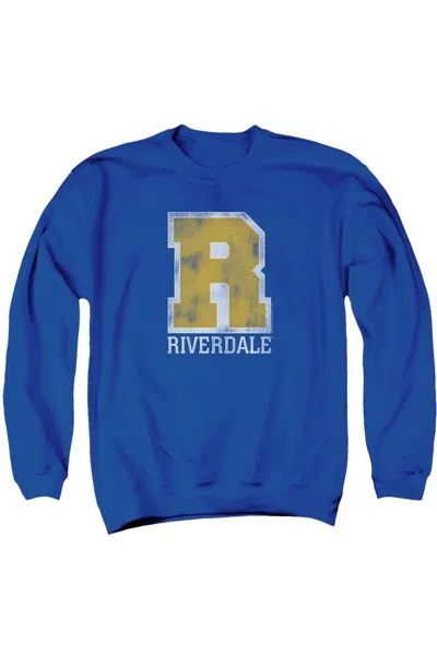 Gildan Riverdale Riverdale Varsity Adult Crewneck Sweatshirt In Blue