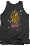 Gildan Scooby Doo Being Watched Adult Tank Top In Pink