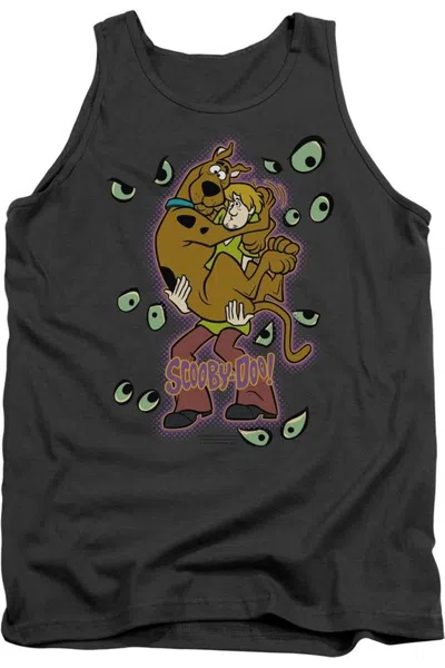 Gildan Scooby Doo Being Watched Adult Tank Top In Pink