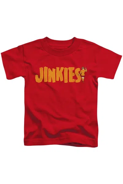 Gildan Kids' Scooby Doo Jinkies Short Sleeve Juvenile Tee / T-shirt In Red