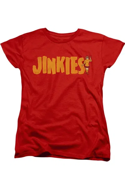 Gildan Scooby Doo Jinkies Short Sleeve Women´s Tee / T-shirt In Red