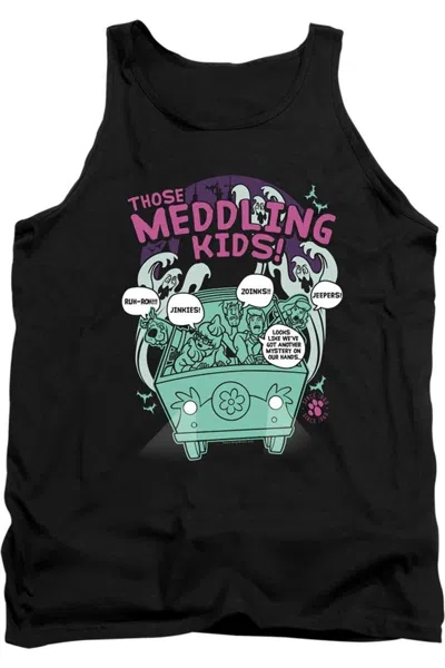 Gildan Scooby Doo Meddling Since ´69 Adult Tank Top In Black