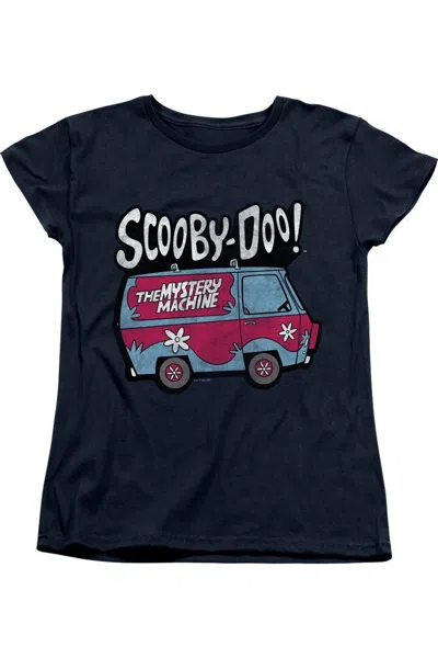 Gildan Scooby Doo Mystery Machine 1 Short Sleeve Women´s Tee / T-shirt In Blue