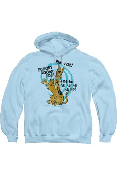 Gildan Scooby Doo Quoted Adult Pull Over Hoodie / Hooded Sweatshirt In Blue