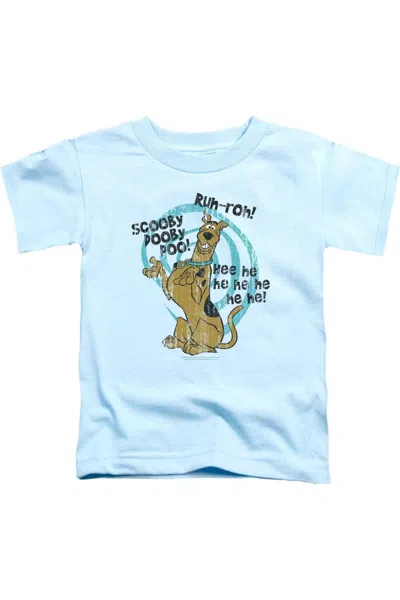 Gildan Kids' Scooby Doo Quoted Short Sleeve Toddler Tee / T-shirt In Blue