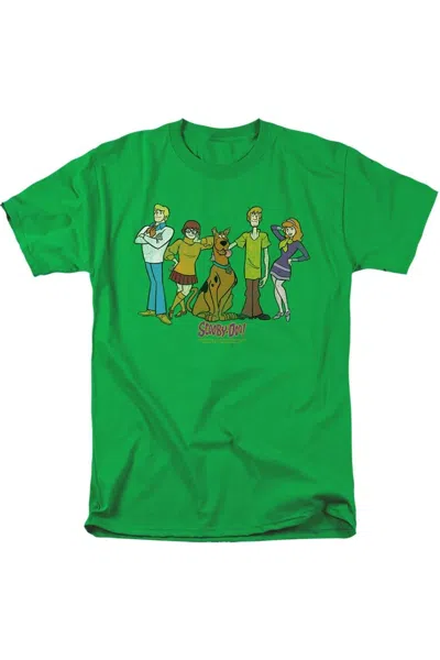 Gildan Scooby Doo Scooby Gang Short Sleeve Adult Tee / T-shirt In Green