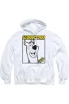 Gildan Scooby Doo Scooby Square Adult Pull Over Hoodie / Hooded Sweatshirt In White