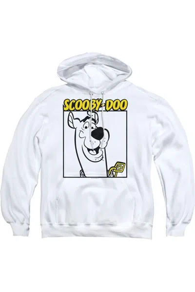 Gildan Scooby Doo Scooby Square Adult Pull Over Hoodie / Hooded Sweatshirt In White