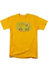 Gildan Scooby Doo The Mystery Machine Short Sleeve Adult Tee / T-shirt In Gold