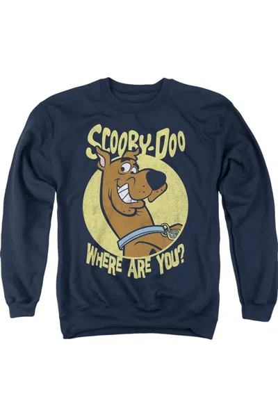 Gildan Scooby Doo Where Are You Adult Crewneck Sweatshirt In Blue