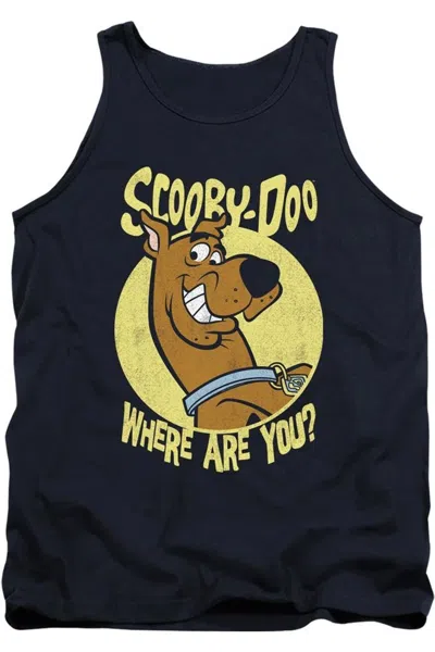 Gildan Scooby Doo Where Are You Adult Tank Top In Blue