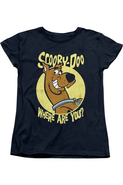 Gildan Scooby Doo Where Are You Short Sleeve Women´s Tee / T-shirt In Blue