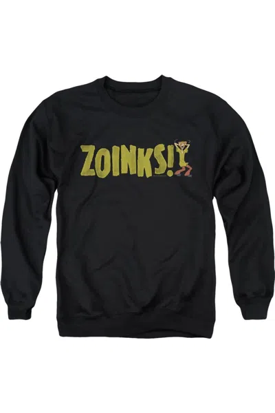 Gildan Scooby Doo Zoinks Adult Crewneck Sweatshirt In Black