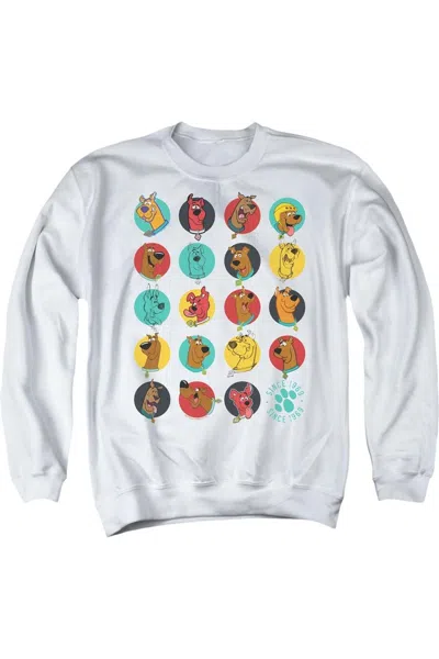 Gildan Scooby Doo Zoinks Repeat Adult Crewneck Sweatshirt In White