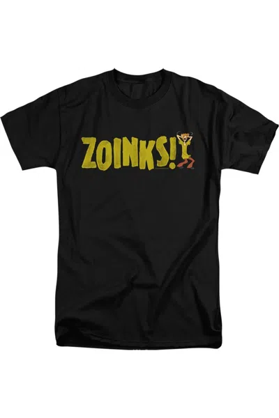 Gildan Scooby Doo Zoinks Short Sleeve Adult Tall Tee / T-shirt In Black