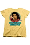 Gildan Seinfeld Elaine Phone Short Sleeve Women´s Tee / T-shirt In Yellow