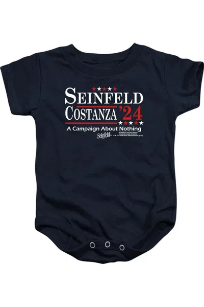 Gildan Kids' Seinfeld Election Tee / T-shirt Infant Snapsuit In Blue