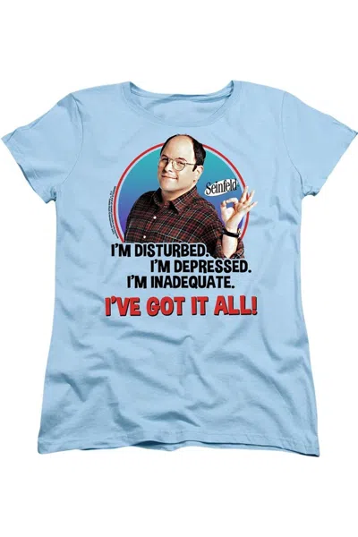 Gildan Seinfeld George All Short Sleeve Women´s Tee / T-shirt In Blue