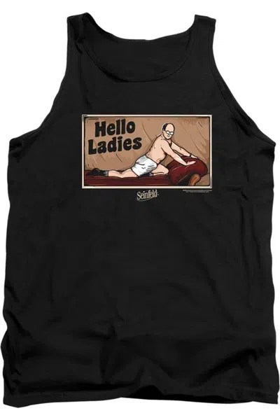Gildan Seinfeld Hello Ladies Adult Tank Top In Black