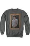 Gildan Seinfeld Kramer Portrait Adult Crewneck Sweatshirt In Pink