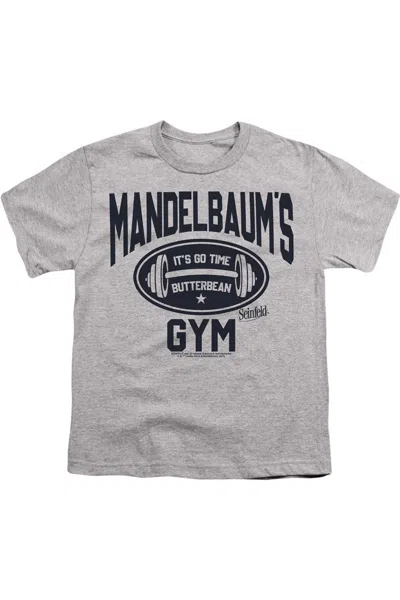Gildan Kids' Seinfeld Madelbaum´s Gym Short Sleeve Youth Tee / T-shirt In Gray