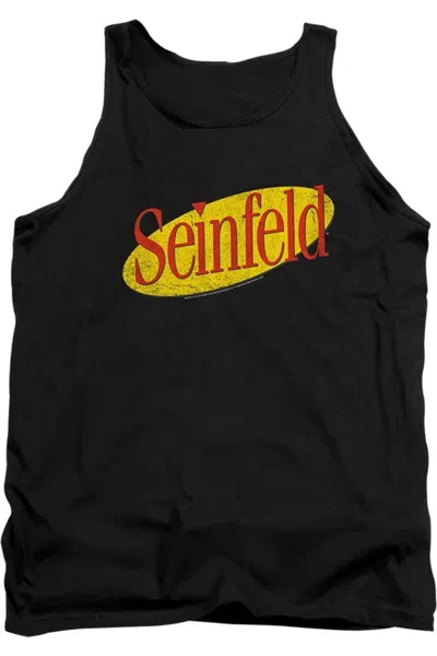 Gildan Seinfeld Seinfeld Logo Adult Tank Top In Black