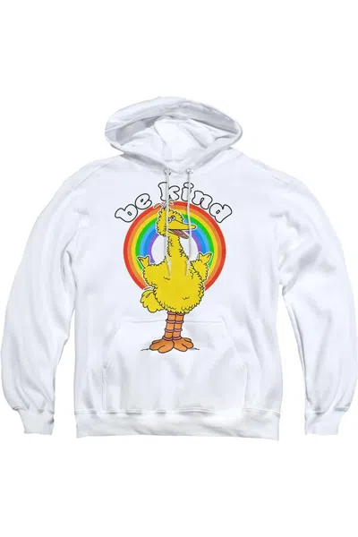 Gildan Sesame Street Be Kind Adult Pull Over Hoodie In White