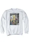 Gildan Sesame Street Best Address Adult Crewneck Sweatshirt In White