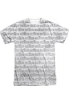 Gildan Sesame Street Bw Pattern Short Sleeve Adult Poly Crew T-shirt In White