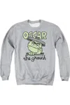 Gildan Sesame Street Canned Grouch Adult Crewneck Sweatshirt In Multi