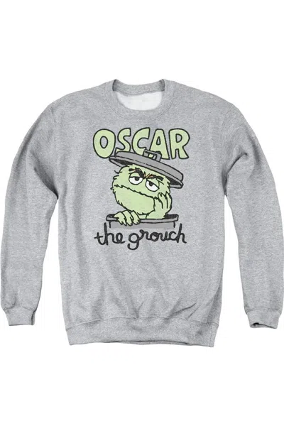 Gildan Sesame Street Canned Grouch Adult Crewneck Sweatshirt In Multi