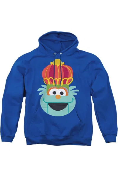 Gildan Sesame Street Christmas Nutcracker Rosita Adult Pull Over Hoodie In Blue
