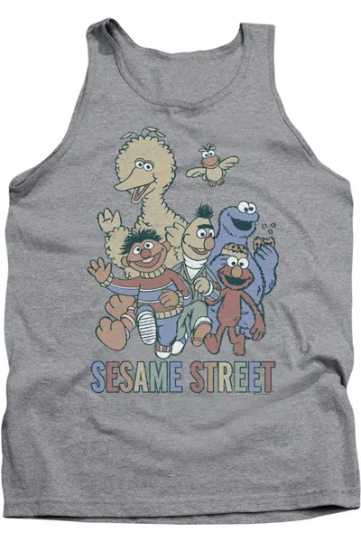 Gildan Sesame Street Colorful Group Adult Tank In Multi