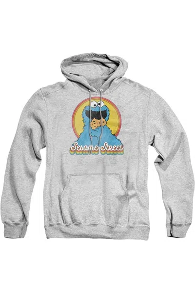 Gildan Sesame Street Cookie Monster Layers Adult Pull Over Hoodie In Multi