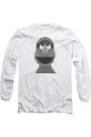 Gildan Sesame Street Elmo Lee Long Sleeve Adult Tee / T-shirt In White