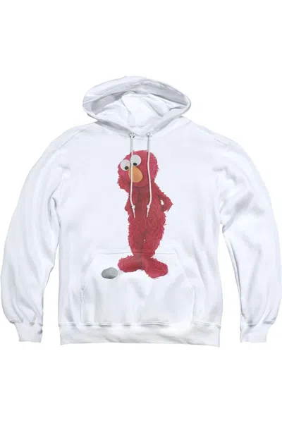 Gildan Sesame Street Existential Elmo Adult Pull Over Hoodie In White