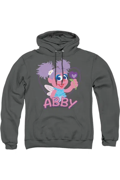 Gildan Sesame Street Flat Abby Adult Pull Over Hoodie In Pink