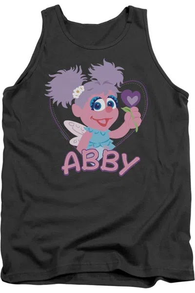 Gildan Sesame Street Flat Abby Adult Tank In Pink