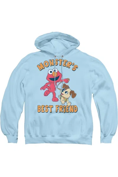 Gildan Sesame Street Furry Friends Forever Monster´s Best Friend Adult Pull Over Hoodie In Blue