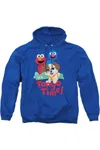 Gildan Sesame Street Furry Friends Forever Tango Time Adult Pull Over Hoodie In Blue